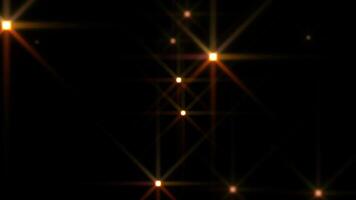 Loop flash light on black abstract background video