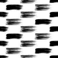 Seamless pattern with dark hand drawn on white background. Abstract grunge texture. illustration vector