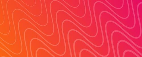 Modern orange gradient with lines. Bright geometric abstract presentation backdrops. illustration vector