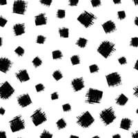 Seamless pattern with brush stroke in form on white background. illustration vector