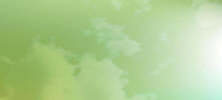 Modern green backgrounds with clouds. Header banner. Bright abstract presentation backdrop. illustration vector