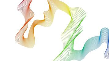 Abstract backdrop with colorful gradient lines on background. Modern technology background, wave design. illustration vector