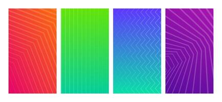 Set of modern with lines. Header banner. Bright geometric abstract presentation backdrops. illustration vector