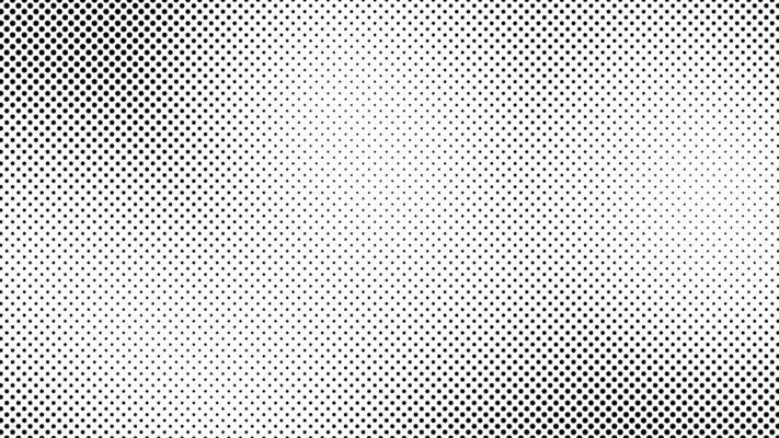 Grunge with dots. Black and white pop art pattern in comic style. Monochrome dot texture. illustration