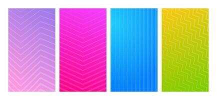 Modern gradient with lines vector