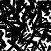 Seamless pattern with hand scribble smear on white background. Abstract grunge texture. illustration vector