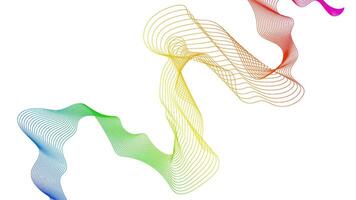 Abstract backdrop with gradient lines on white background. Modern technology background, wave design. illustration vector