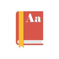 A book with the word a on it vector