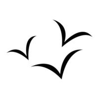 birds in flight icon vector