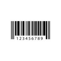 Barcode icon. Barcode icon. Simple fake bar code. Bar code for web design. Barcode product distribution icon. illustration isolated on white background. vector
