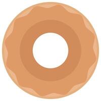 Original donut icon illustration isolated on white background. vector