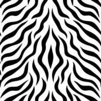 Bold and Dynamic Zebra Stripe Pattern in Classic Black and White vector