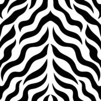 Dynamic Zebra Stripe Pattern in Bold Black and White Tones vector