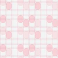 Intricate Red Grid Pattern with Regular Pink Circles and Squares vector