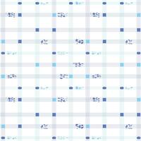 Intricate Blue and Light Blue Grid Pattern with Dot Clusters vector