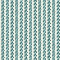 Intricate Interlocking Geometric Pattern in Teal and Cream Colors vector
