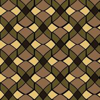 Geometric Diamond Pattern in Earthy Tones with Elegant Symmetry vector