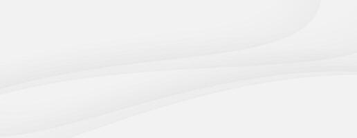 White abstract background smooth clean texture curve light blank vector