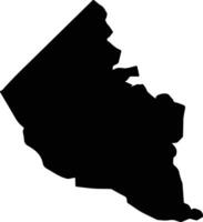 Dodoth Uganda silhouette map vector