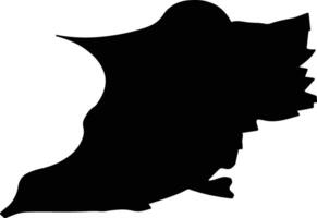 Doesburg Netherlands silhouette map vector