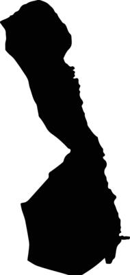 Domoni Comoros silhouette map