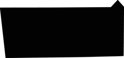 Dougherty United States silhouette map vector