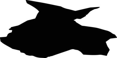 Dovre nor Norway silhouette map vector