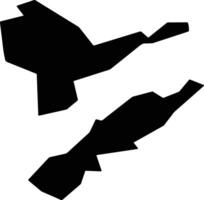 Dubasari Moldova silhouette map vector