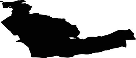 Eide nor Norway silhouette map vector