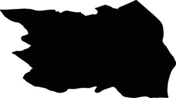 Enebakk nor Norway silhouette map vector
