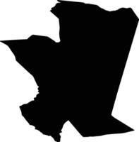 Engerdal nor Norway silhouette map vector