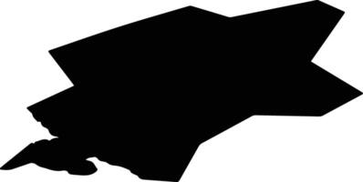 Faaborg Midtfyn Denmark silhouette map vector