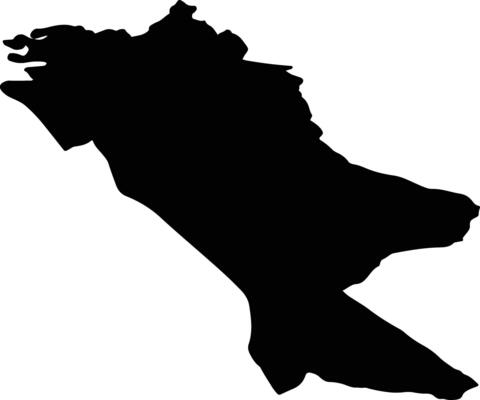 Fet nor Norway silhouette map