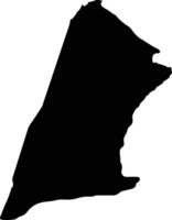 Forto Eritrea silhouette map vector