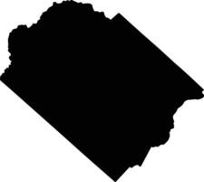 Fram Paraguay silhouette map vector