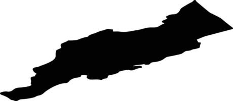 Frosta nor Norway silhouette map vector