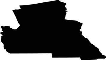 Gaviezes pag Latvia silhouette map vector
