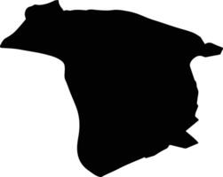 Gennep Netherlands silhouette map vector