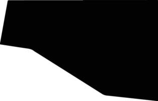 Gilpin United States silhouette map vector
