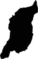 Gisagara Rwanda silhouette map vector
