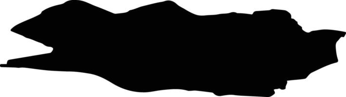 Goes Netherlands silhouette map vector