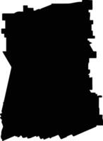 Goomalling Australia silhouette map vector