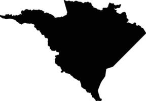 Guanarito Venezuela silhouette map vector