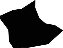 Gujranwala Pakistan silhouette map vector