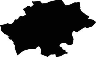 Gulpen Wittem Netherlands silhouette map vector