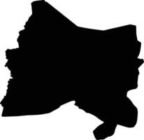 Gulran Afghanistan silhouette map vector