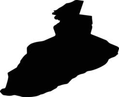 Haarlemmermeer Netherlands silhouette map vector