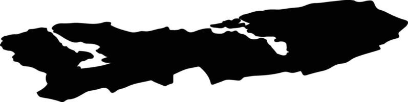 Halsa nor Norway silhouette map vector
