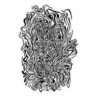 Expression of the Abstract Shape. Editable vector