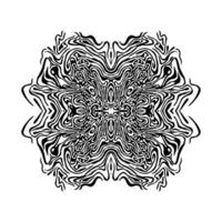 Expression of the Abstract Shape, Inspired by Marble in Black White Style vector
